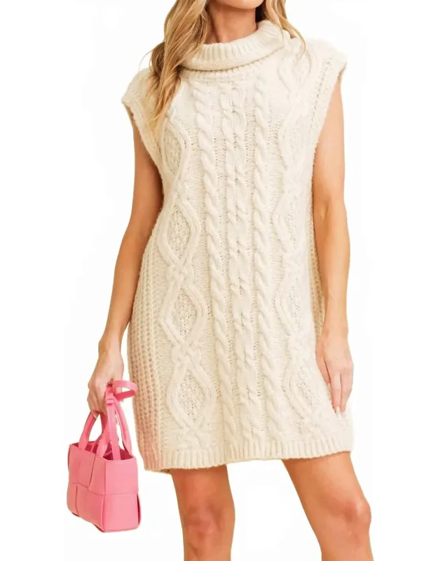 Quinn Sleeveless Sweater Dress