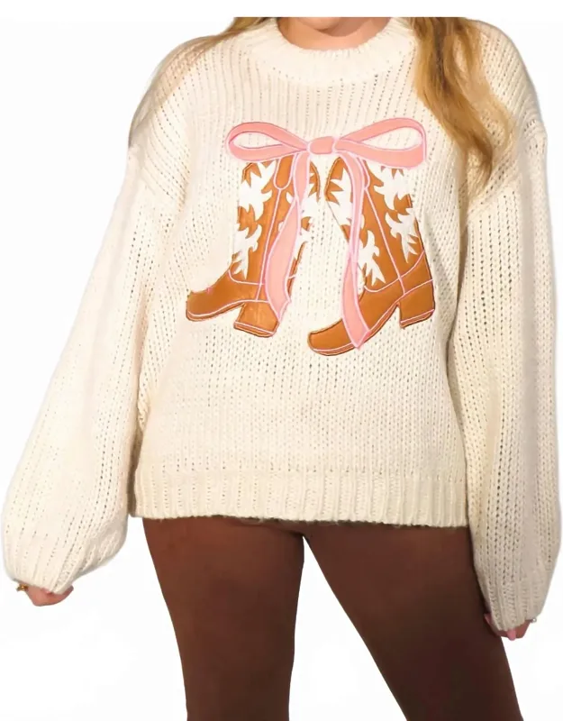 Coquette Cowgirl Sweater