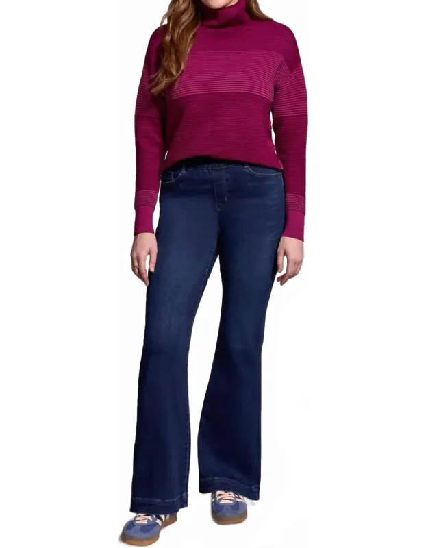 Boundless Stretch Denim Pull-on Flare Jeans
