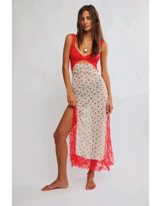 Suddenly Fine Maxi Slip Dress