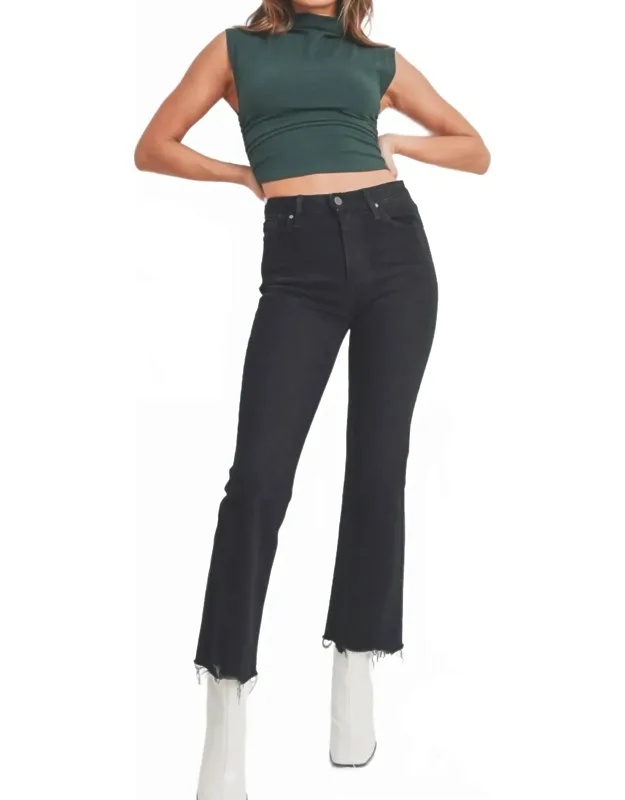 Vintage Crop Flare Jeans