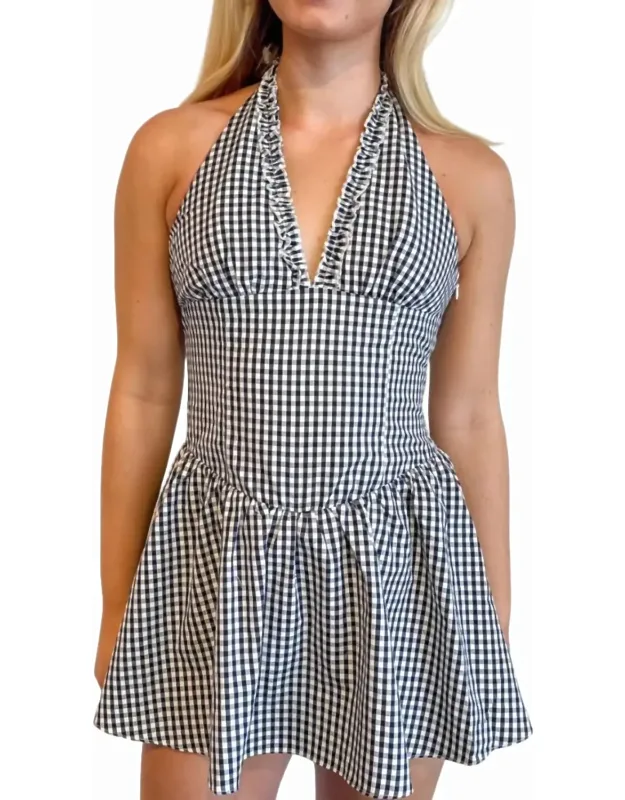 Check Me Out Halter Dress