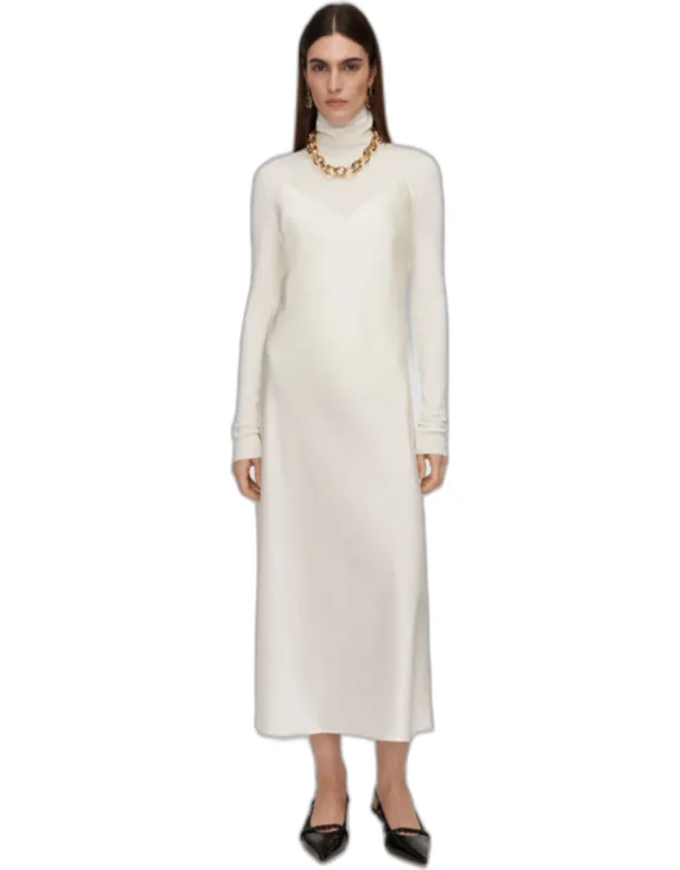 Clea Silk Satin Dress