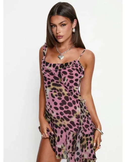 Danita Off Shoulder Frill Mini Dress