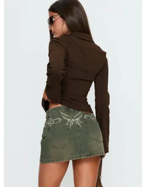 Butterfly Mini Skirt