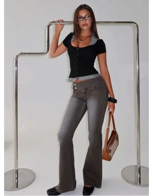 Low Waist Bootleg Jeans