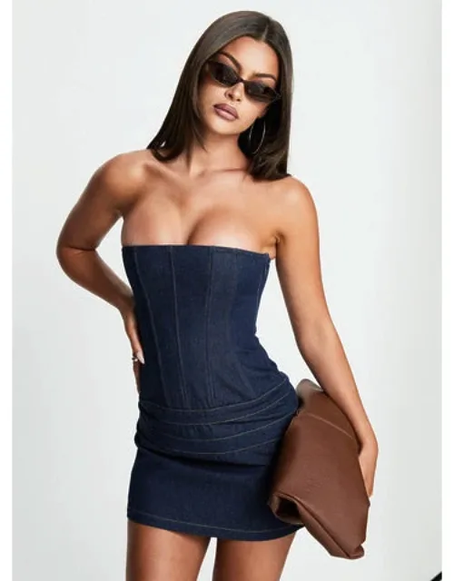 Irenah Strapless Corset Mini Dress