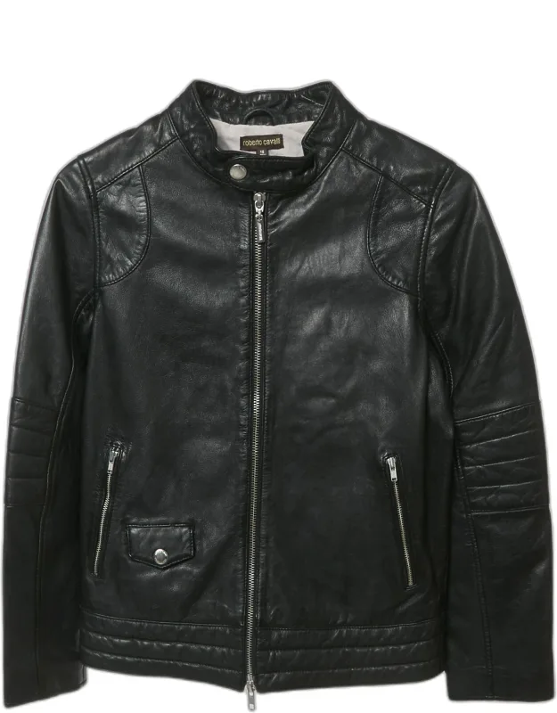 Leather Zip Up Jacket