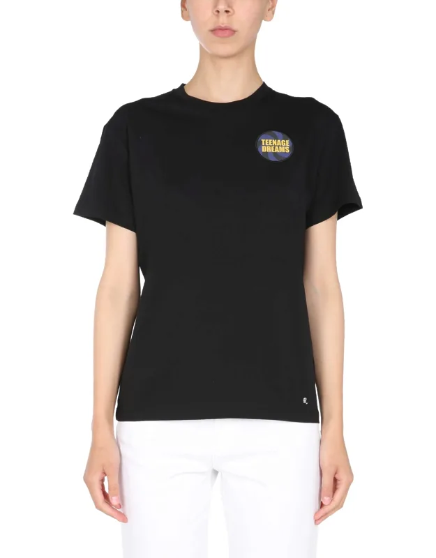 Raf Simons "teenage Dreams" Patch T-shirt