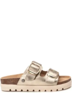 Footbed Jute Wrapped Platform Sandals