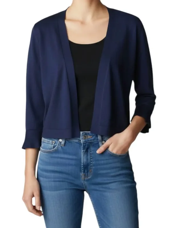 Ruffled Sleeve Knit Bolero