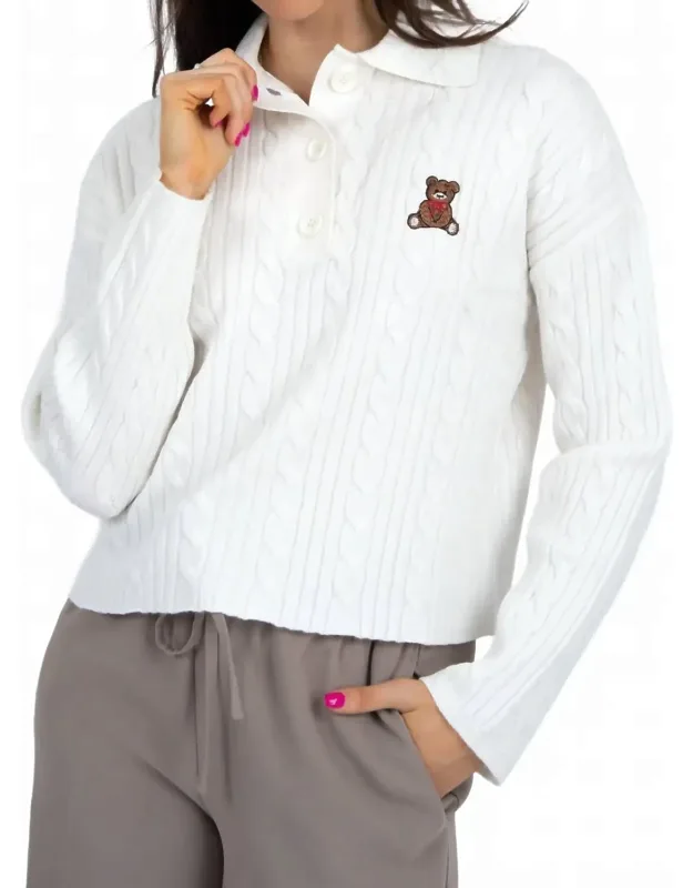 Teddy Polo Sweater