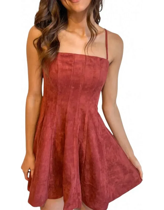 Suede Dress