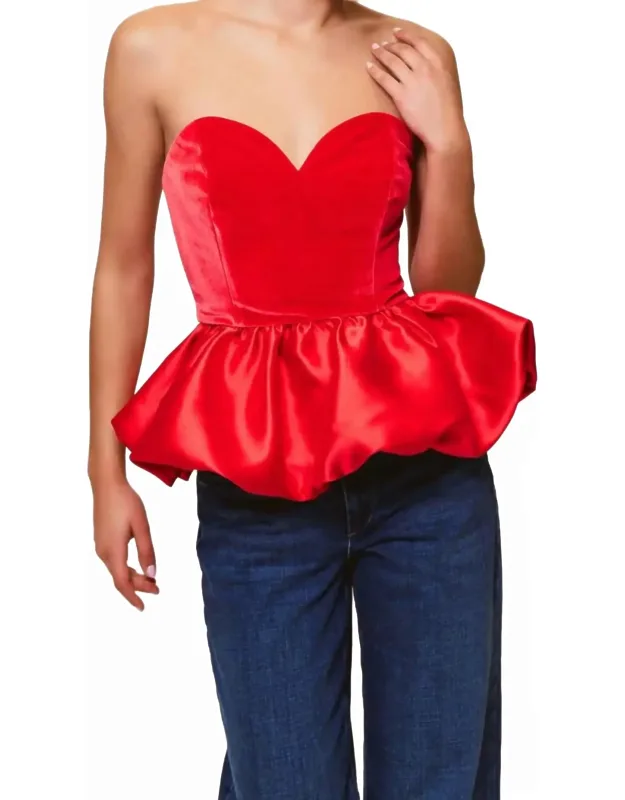 Velvet Castan Top
