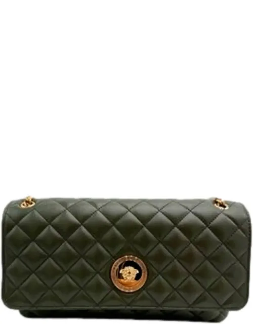 La Medusa Quilted Lambskin Chain Strap Crossbody Bag