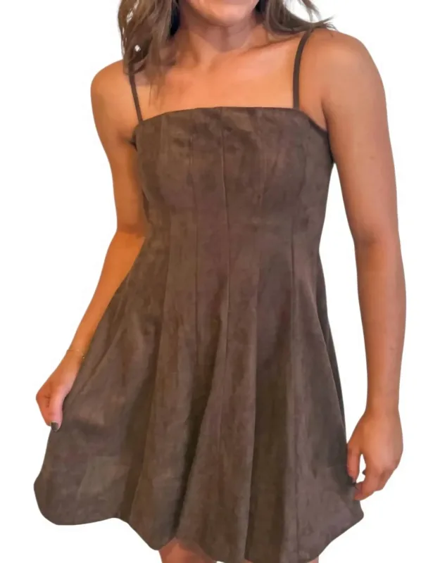 Suede Dress