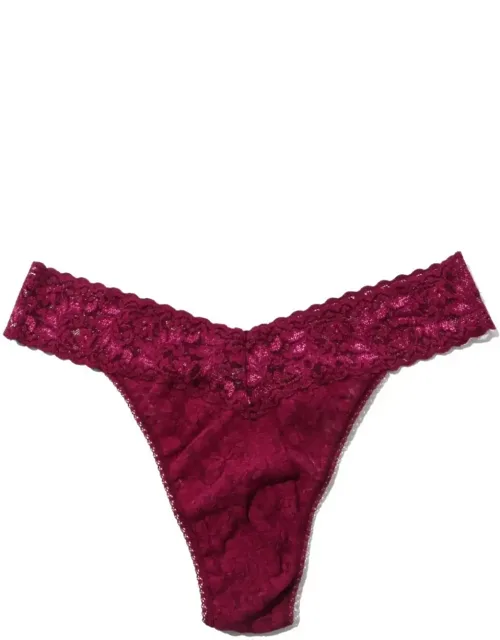 Signature Lace Underwear Low Rise Thong