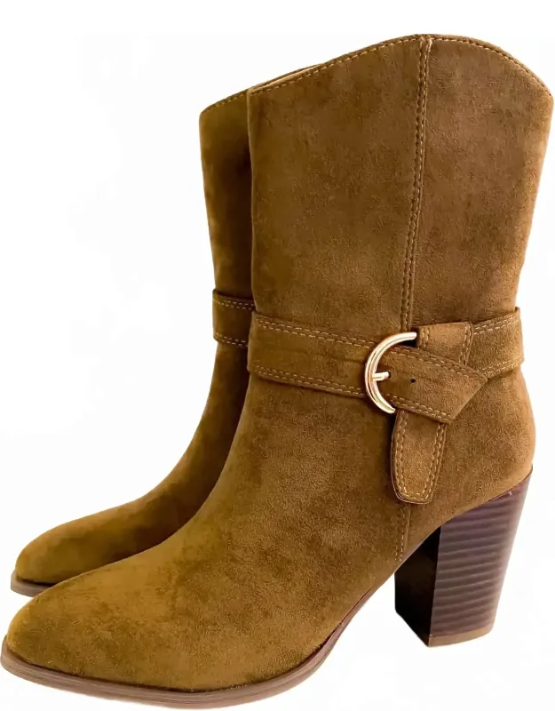 Zane Faux Suede Booties