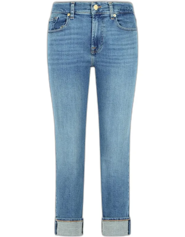 Relaxed Skinny Cotton Jeans