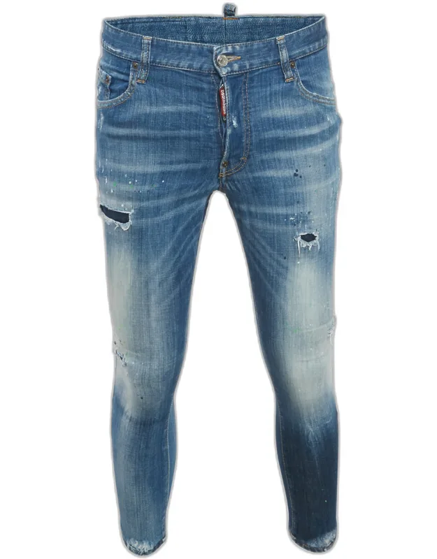 Distressed Slim Fit Jeans