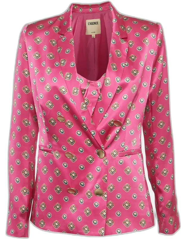 Print Silk Colin Blazer Set
