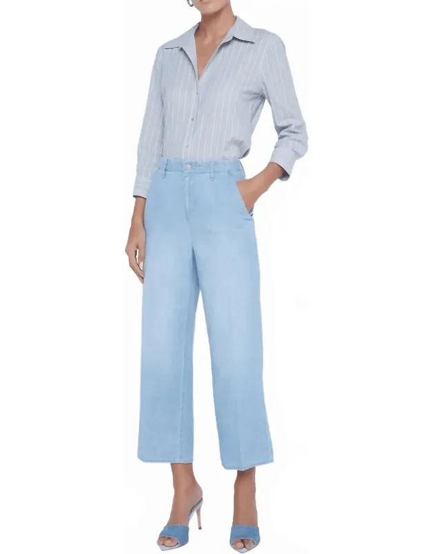 High Rise Straight Trousers