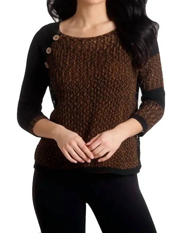 Crochet Three Quarter Sleeve Top