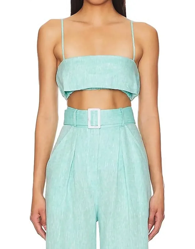 Structured Bandeau Top