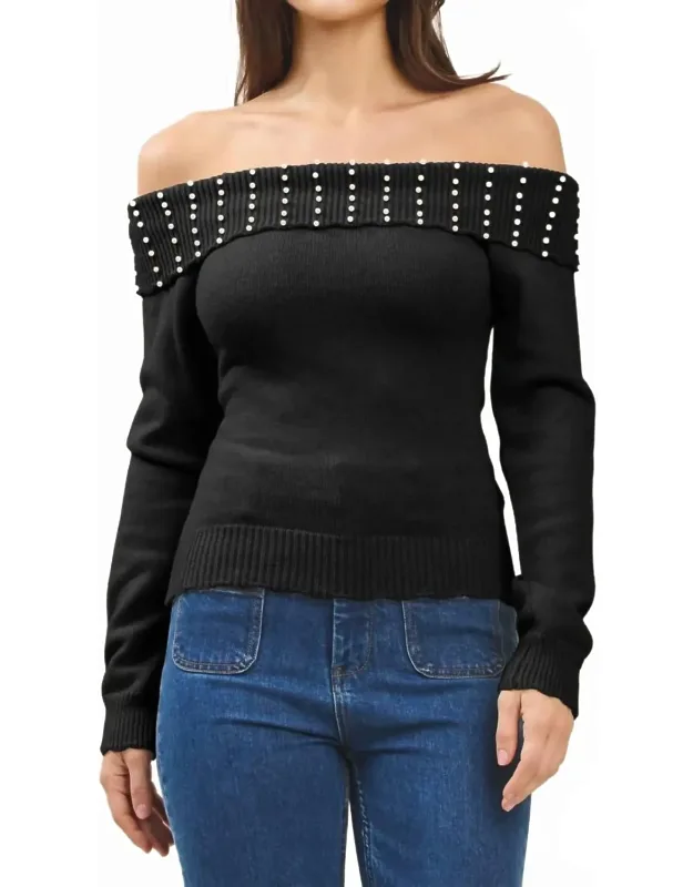 Off The Shoulder Sweater
