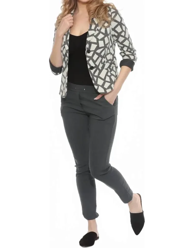 Knit Blazer-style Jacket