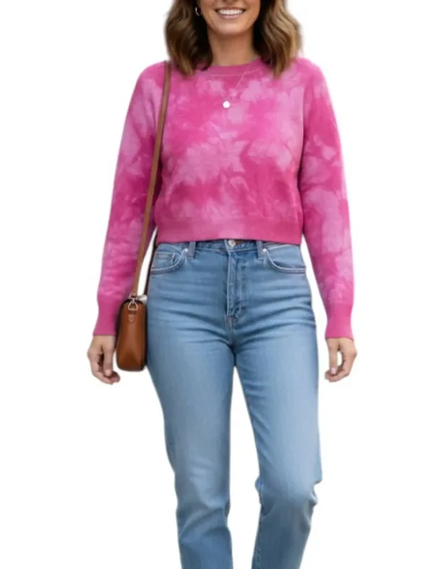 Long Sleeve Crop Crewneck Top