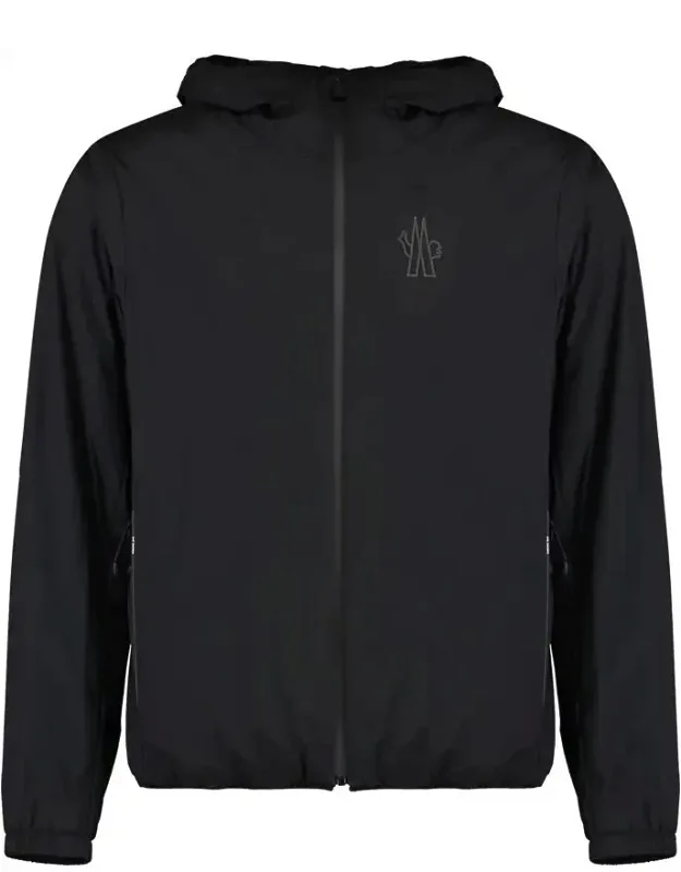 Bissen Hooded Techno Fabric Raincoat