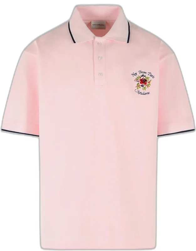 Slogan Polo Shirt