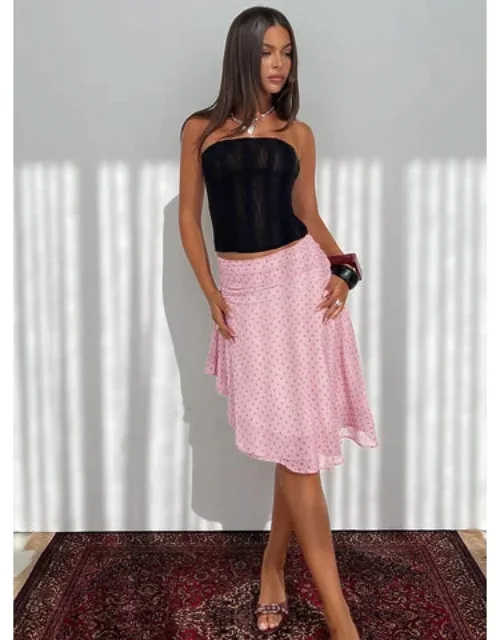 Asymmetrical Midi Skirt
