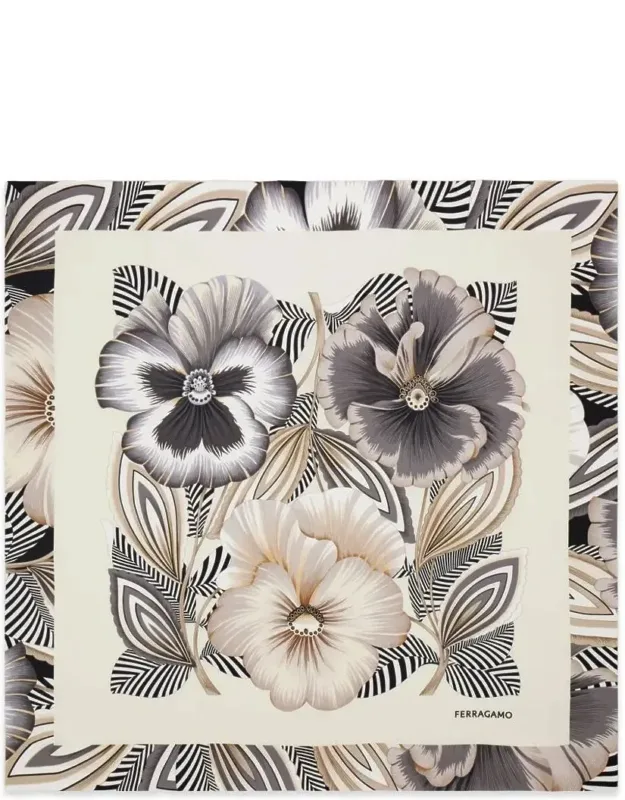 Breeze Print Silk Scarf
