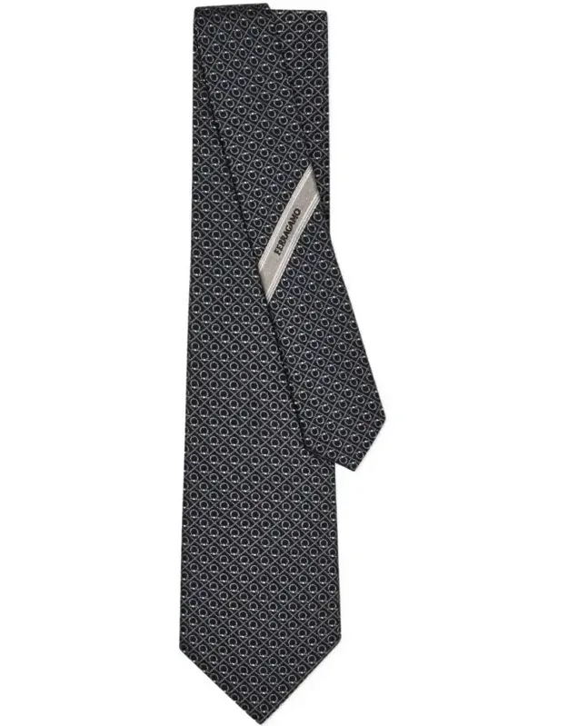Biella Gancini Jacquard Silk Tie