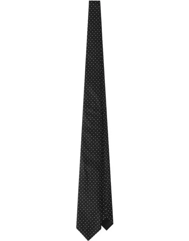 Polka-dot Silk Tie