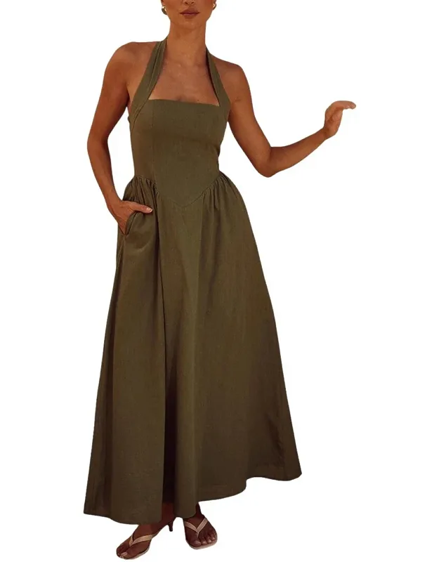 Maxi Dress - Elegant Silhouette, Comfortable Fabric