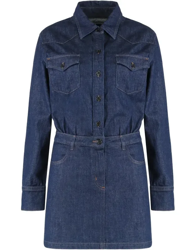 Mini Denim Dress