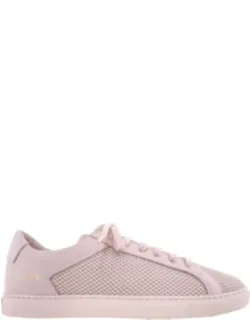Retro Mesh Leather Sneakers