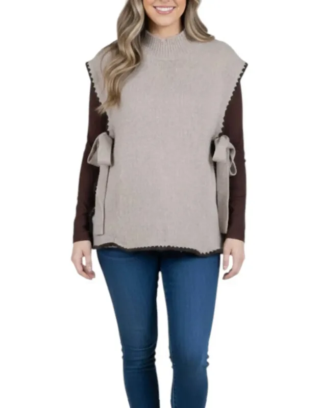 Mock Neck Sweater Vest
