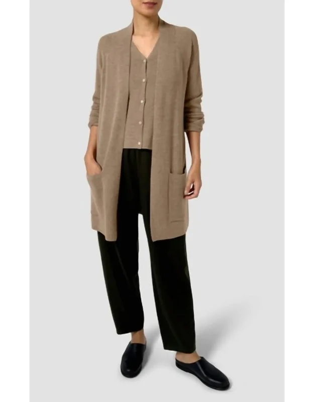 Merino Long Cardigan