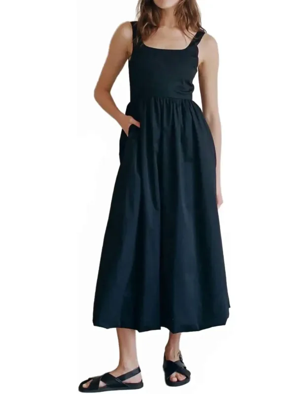 Bubble Hem Maxi Dress