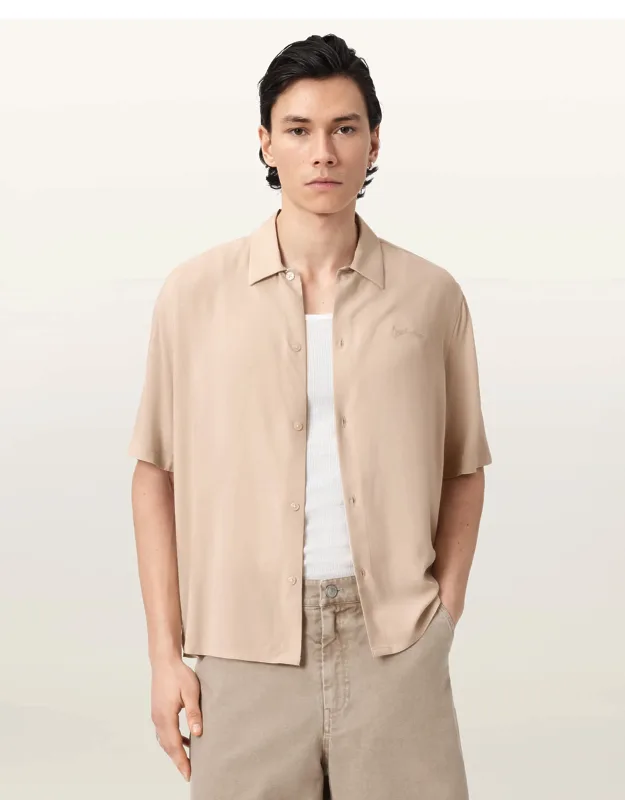 Embroidered Boxy Shirt