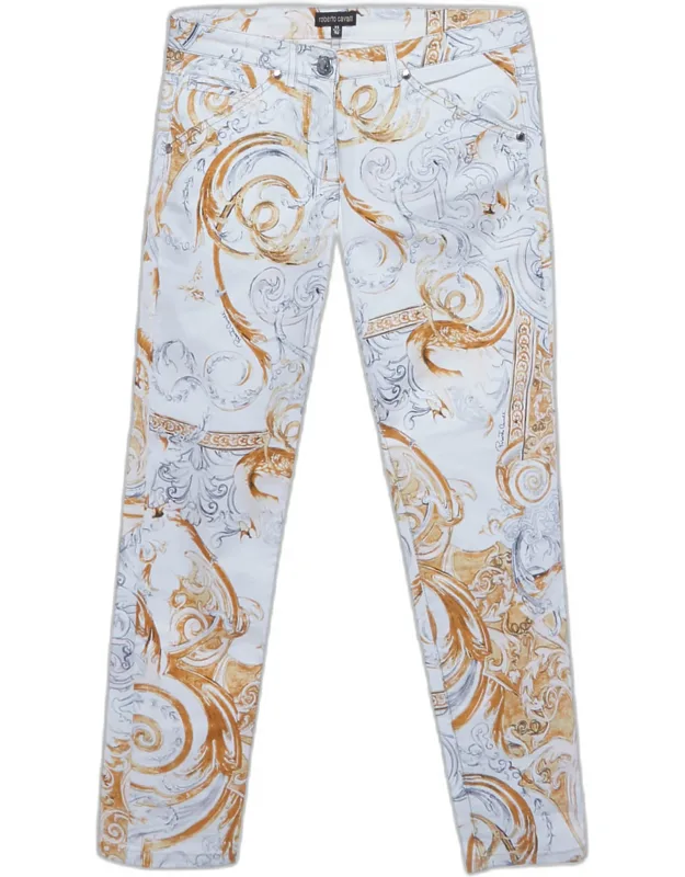 Printed Cotton Skinny Jeans