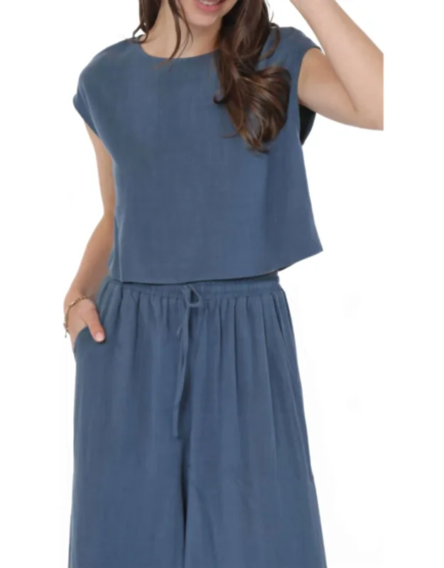 Linen Blend Top