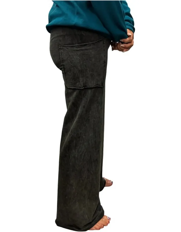 Wide Leg Pocket Pants