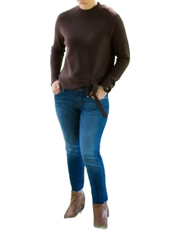 Fatima Mock Neck Sweater
