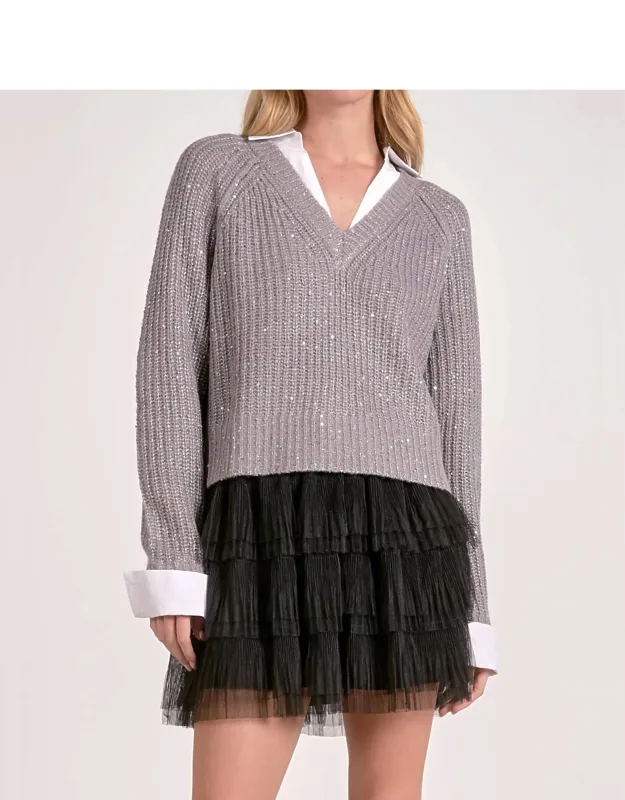 Layered Sweater
