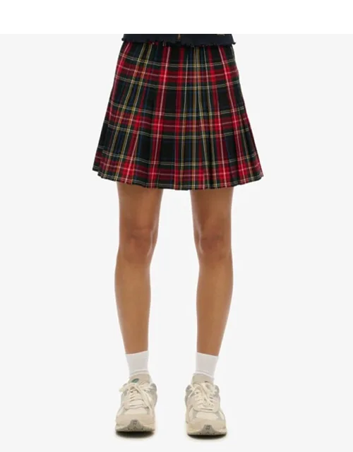 Check Mini Skirt
